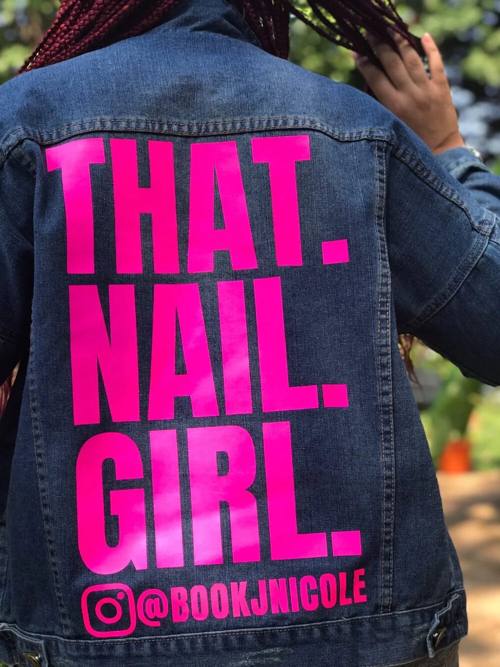 That Nail Girl Denim Jacket