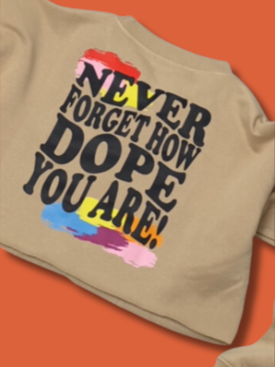 Never Forget Cropped Sweatshirt