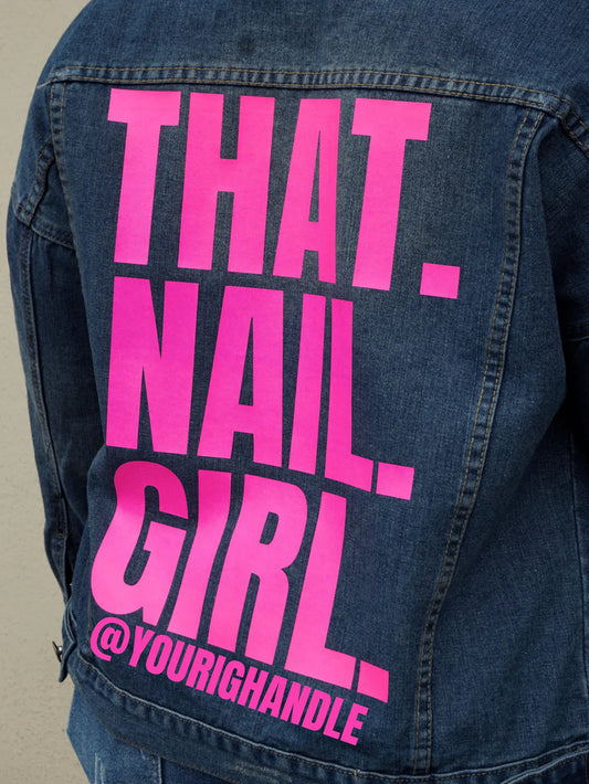That Nail Girl Denim Jacket