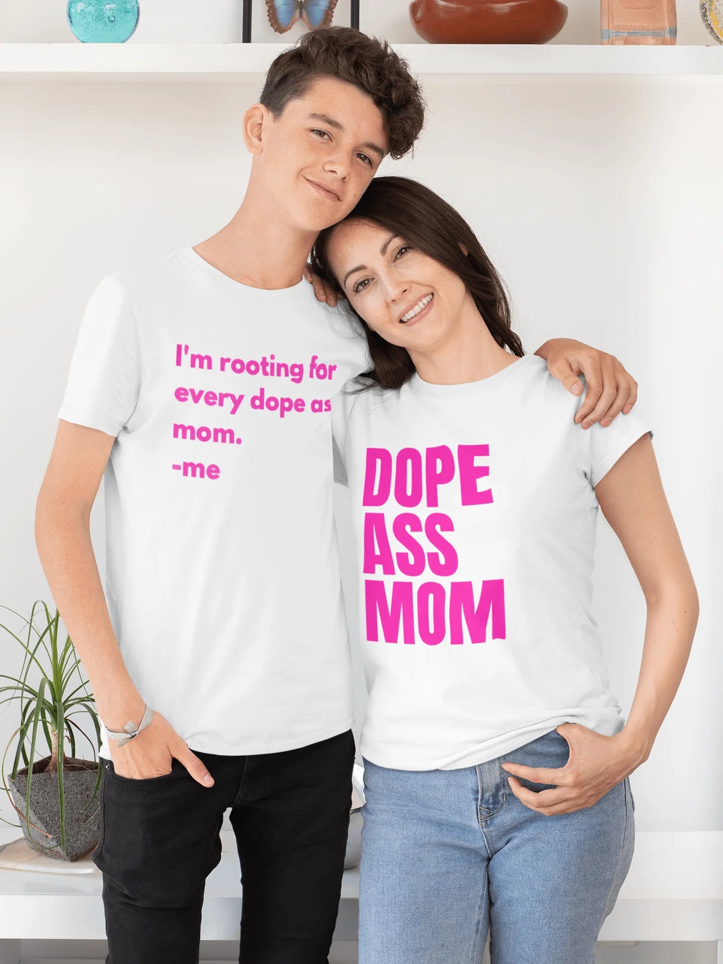 Dope Mom Hot Pink T-Shirt